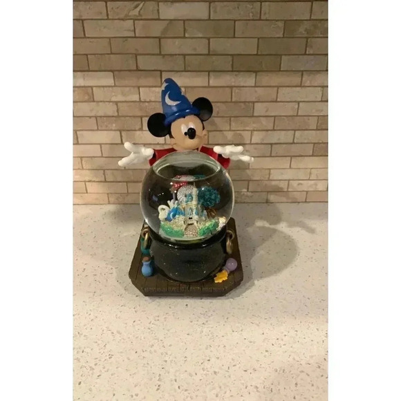 Disney Other - Walt Disney World Mickey Fantasia The Sorcerers Apprentice Snowglobe Musical